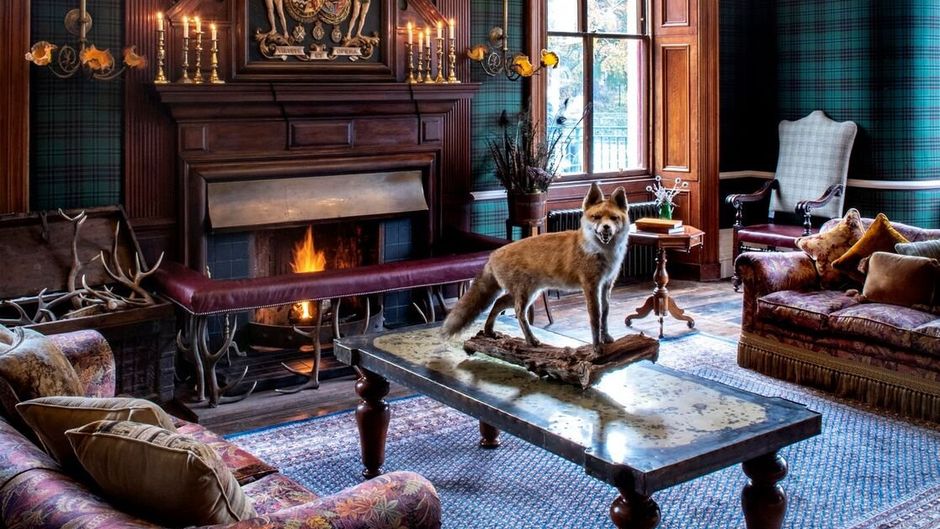Fife Arms Hotel Lobby