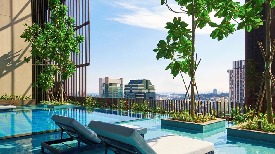 Oasia Hotel Downtown Singapore Pool