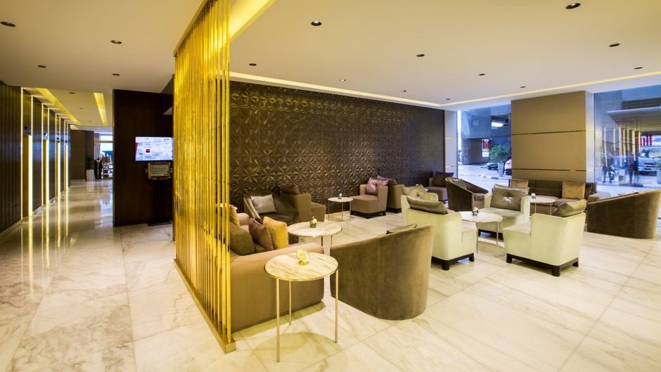 The Tower Plaza Hotel Lobby
