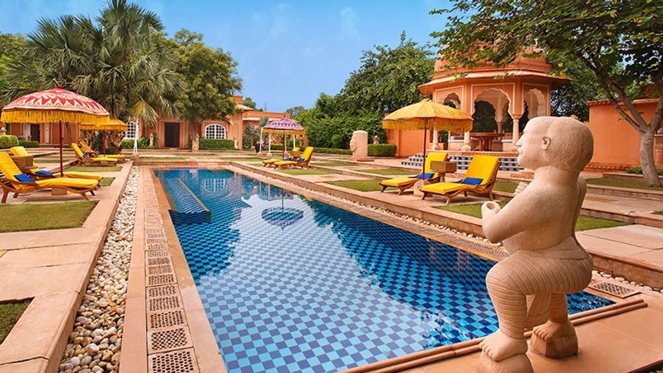 The Oberoi Rajvilas Hotel Pool