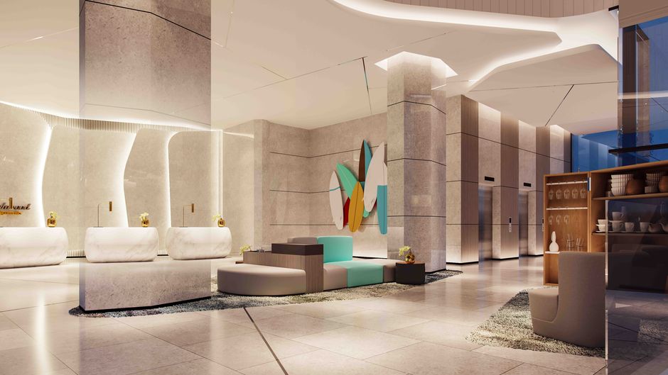 Oakwood Apartments Sanya Lobby