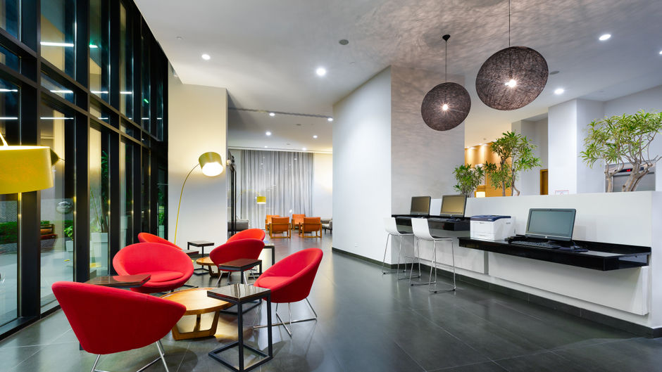 Holiday Inn Express Distrito Financiero Lobby