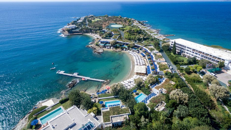Eden Beach Resort Hotel Attica Exterior