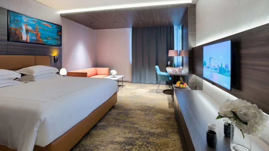 Emerald Hotel Room