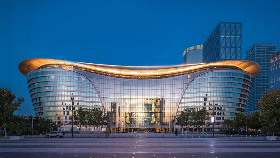 InterContinental Tianjin Yujiapu Hotel Exterior