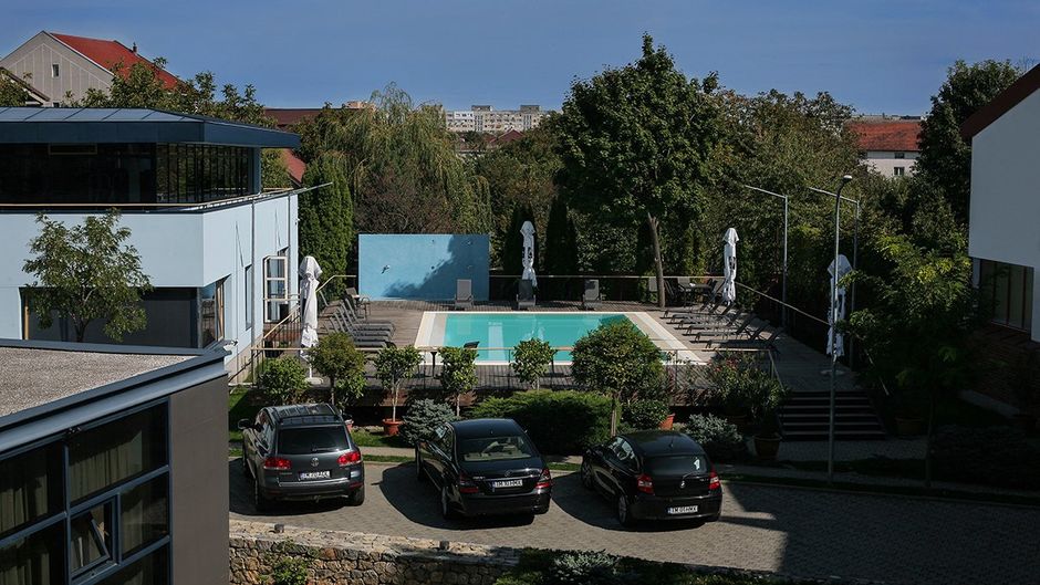 Reghina Blue Hotel Timisoara Exterior