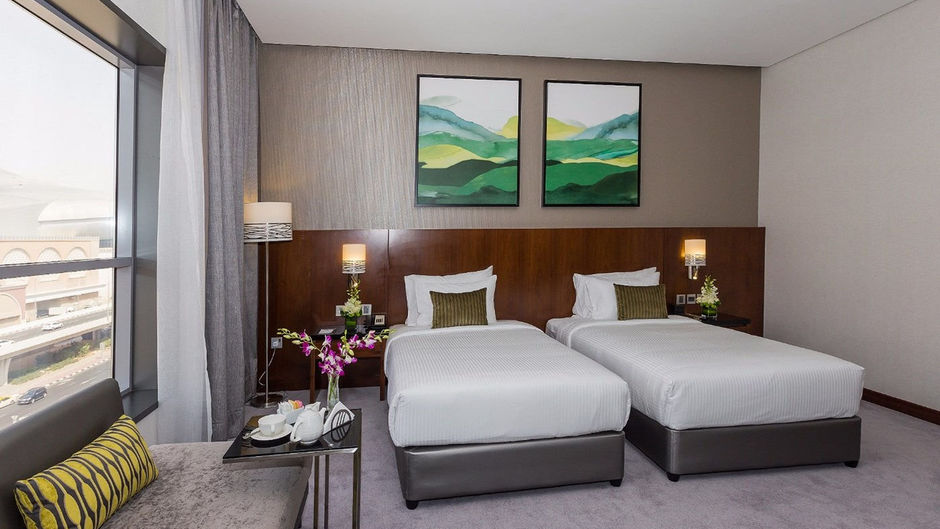 Flora Al Barsha Hotel Room