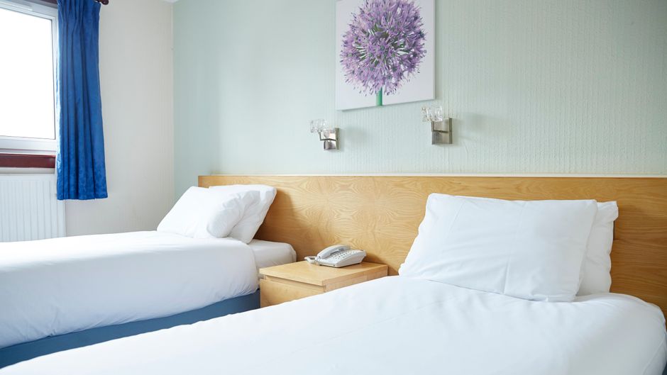 Caledonian Hotel Room
