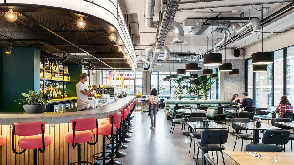 The Social Hub Amsterdam West Restaurant