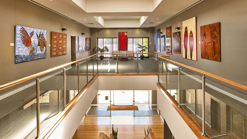 Quest Albury on Townsend Lobby