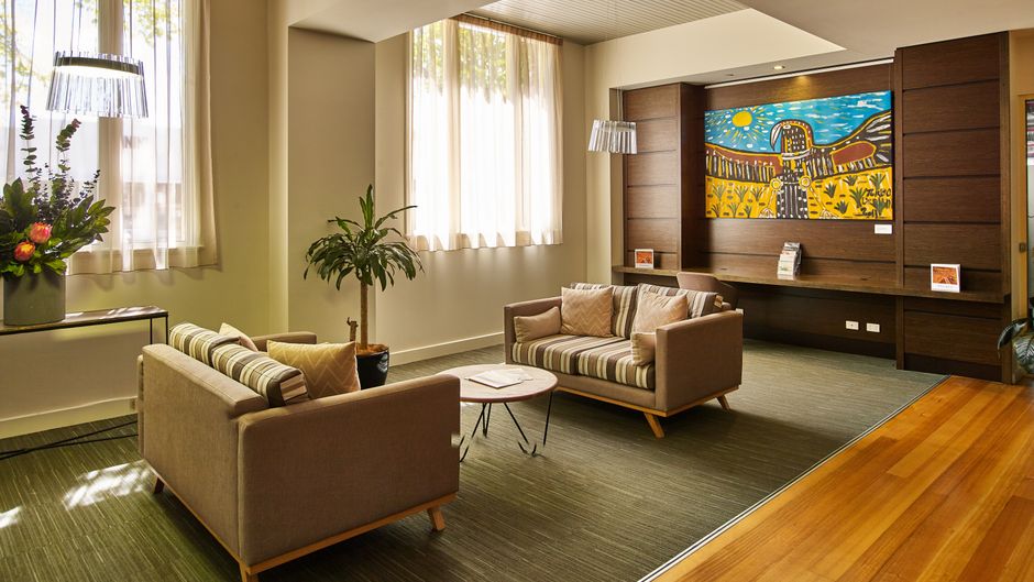 Quest Albury on Townsend Lobby