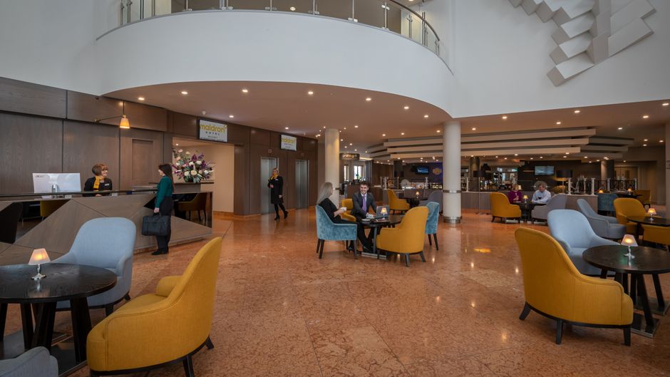 Maldron Hotel Belfast Intl Airport Lobby
