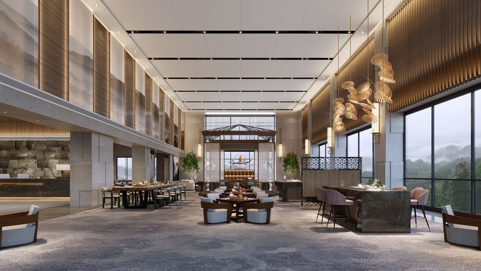 Holiday Inn Resort Mengding Mountain Lobby