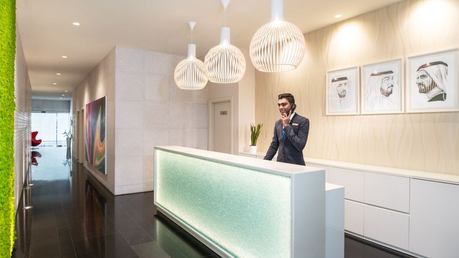Citadines Metro Central Dubai Lobby