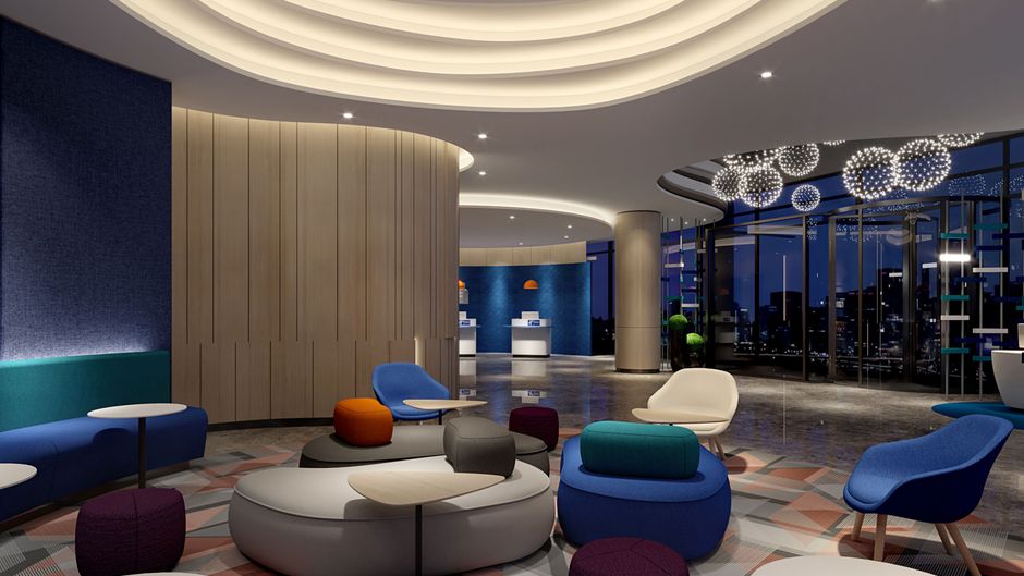 Holiday Inn Express Airport Zone Lobby