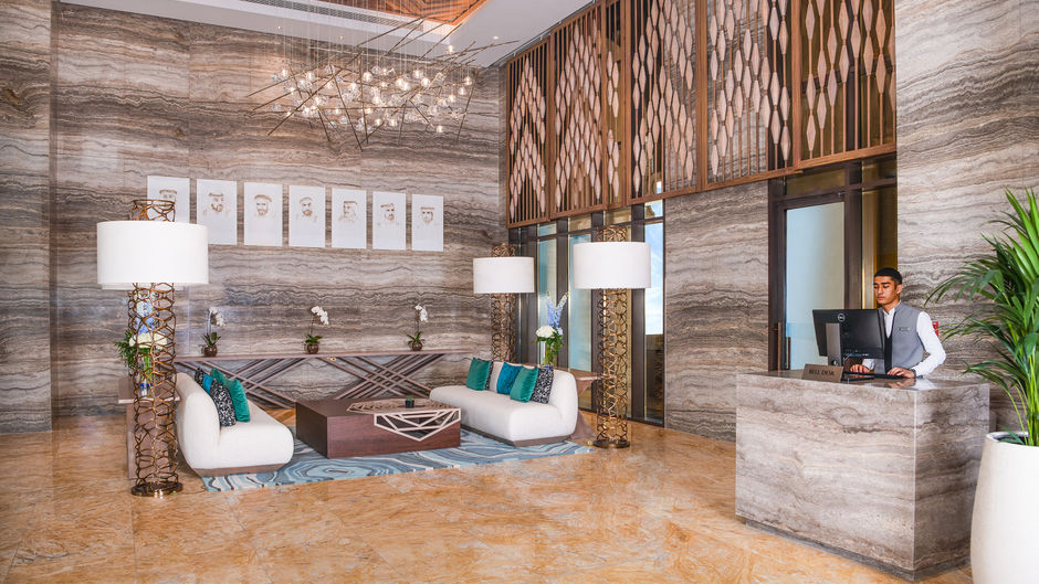 Al Jaddaf Rotana Suite Hotel Lobby