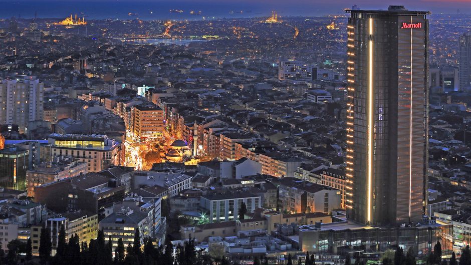 Istanbul Marriott Hotel Sisli Exterior