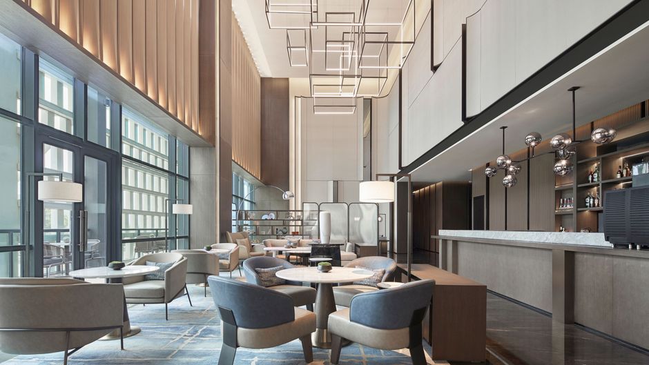 The Meixi Lake, Marriott Exec Apartments Lobby