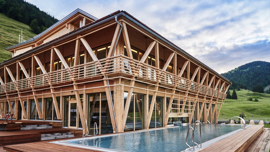 Hubertus Alpin Lodge Spa Exterior