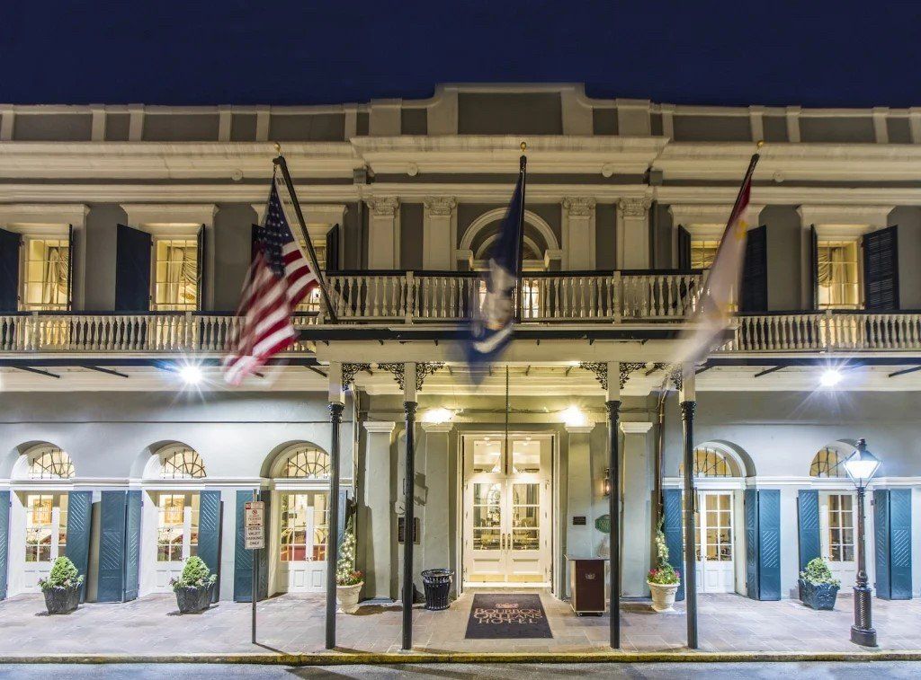 Bourbon Orleans Hotel New Orleans LA Meeting Rooms Event Space   Entrance Night O 