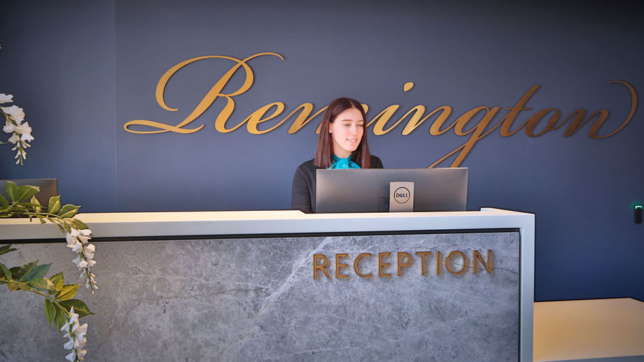 The Remington Orange Lobby