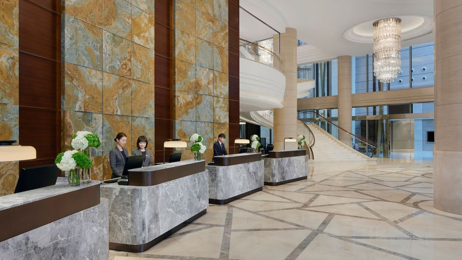 Shanghai Marriott Marquis City Centre Lobby