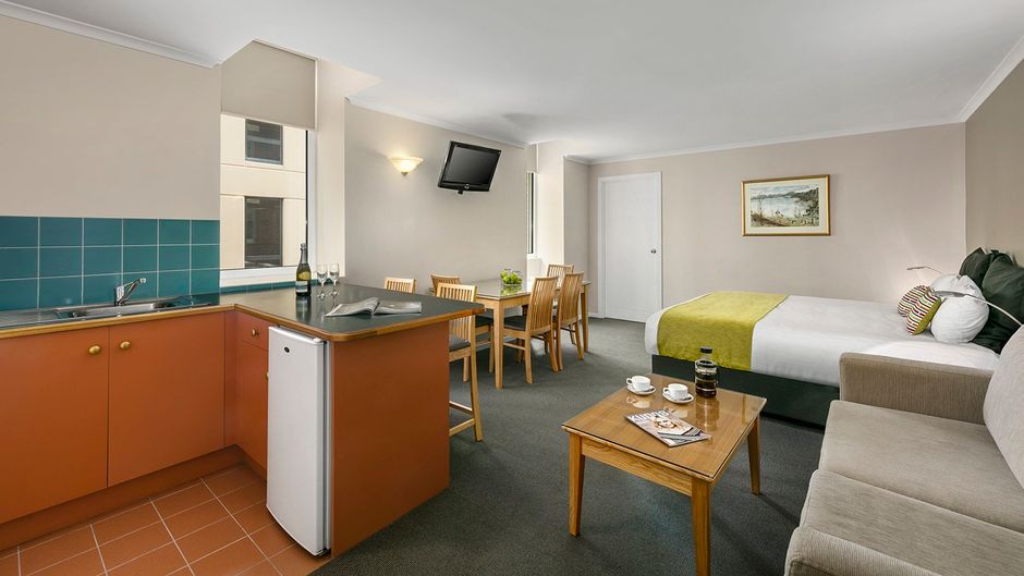 Hobart Waterfront Apartments Room