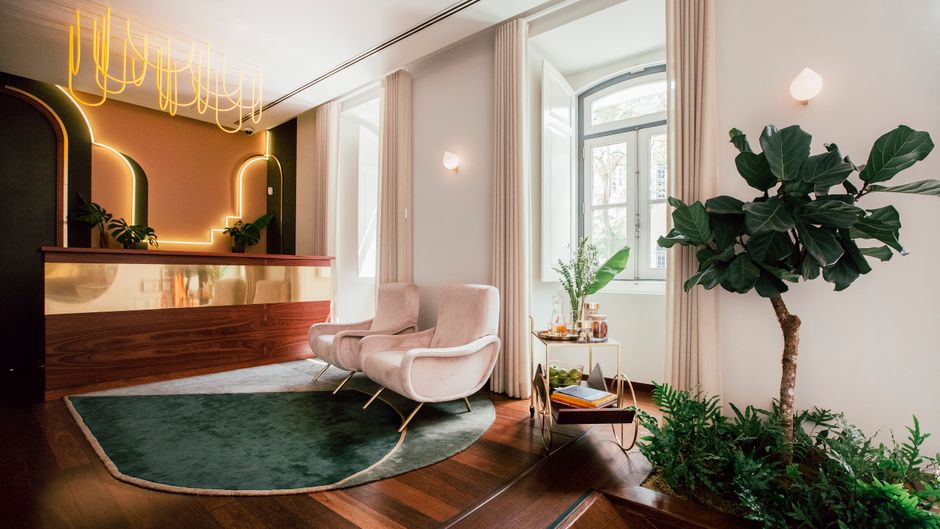 The Vintage Hotel & Spa Lisbon Lobby