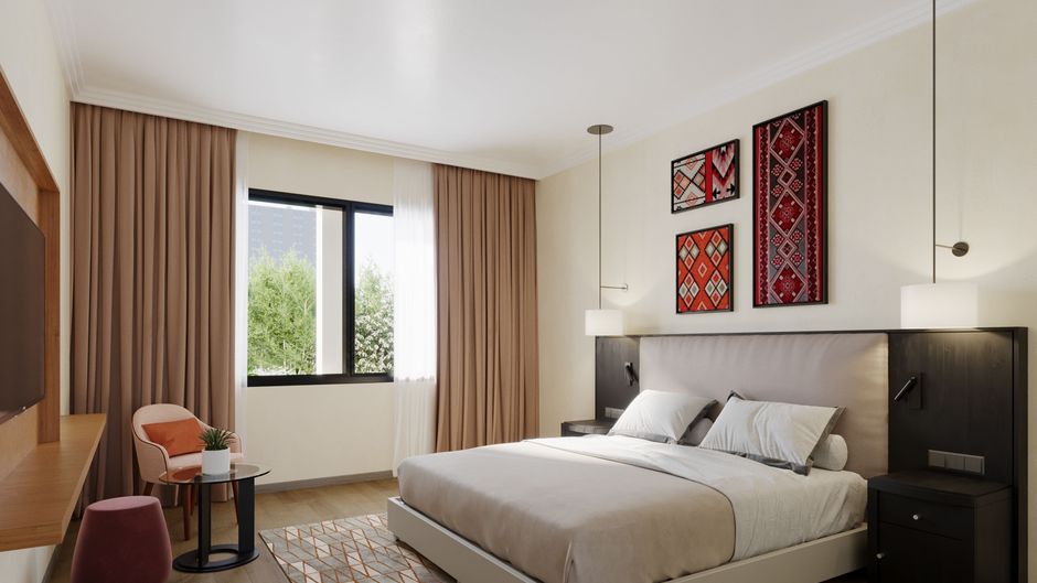Casablanca Marriott Hotel Room