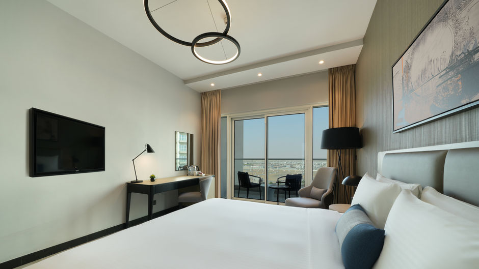 Damac Hills 2, Edge by Rotana Hotel Room