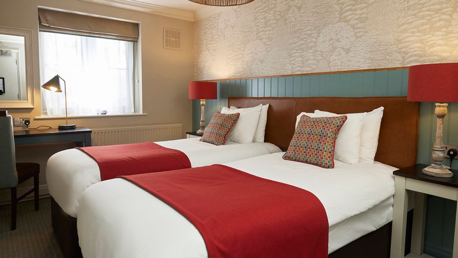 Feathers Inn Hotel Room