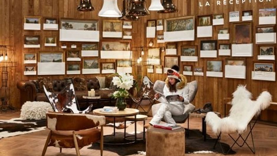 Ecrin Blanc Courchevel Lobby