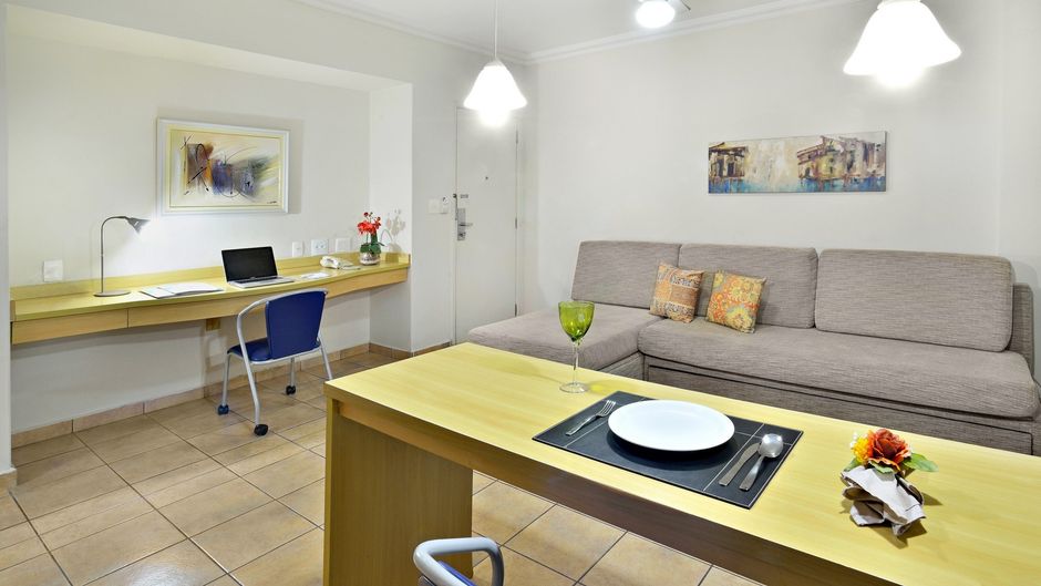 Plaza Inn Flat Araxa Room