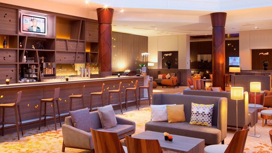Paris Charles de Gaulle Airport Marriott Lobby
