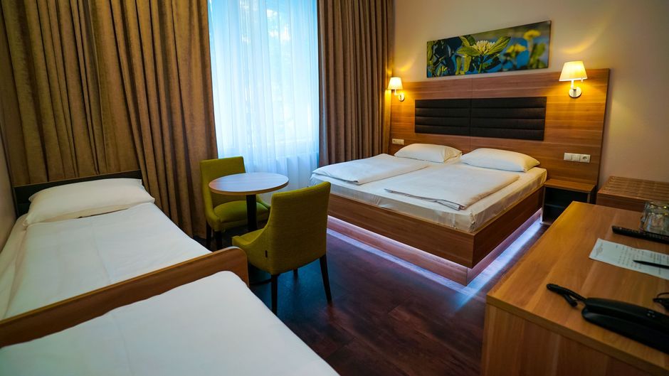 Marc Aurel Hotel Room