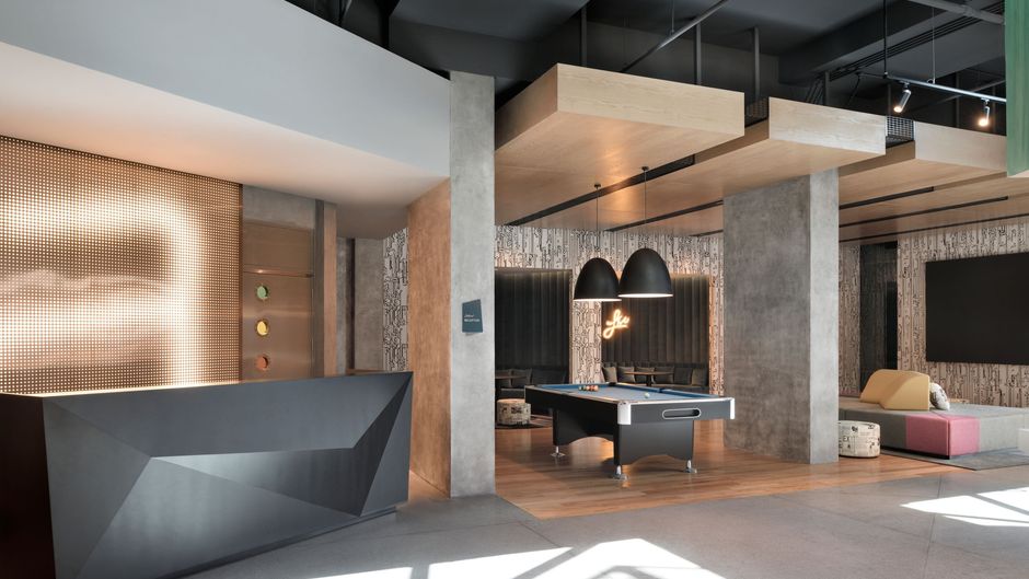 Aloft Muscat Lobby