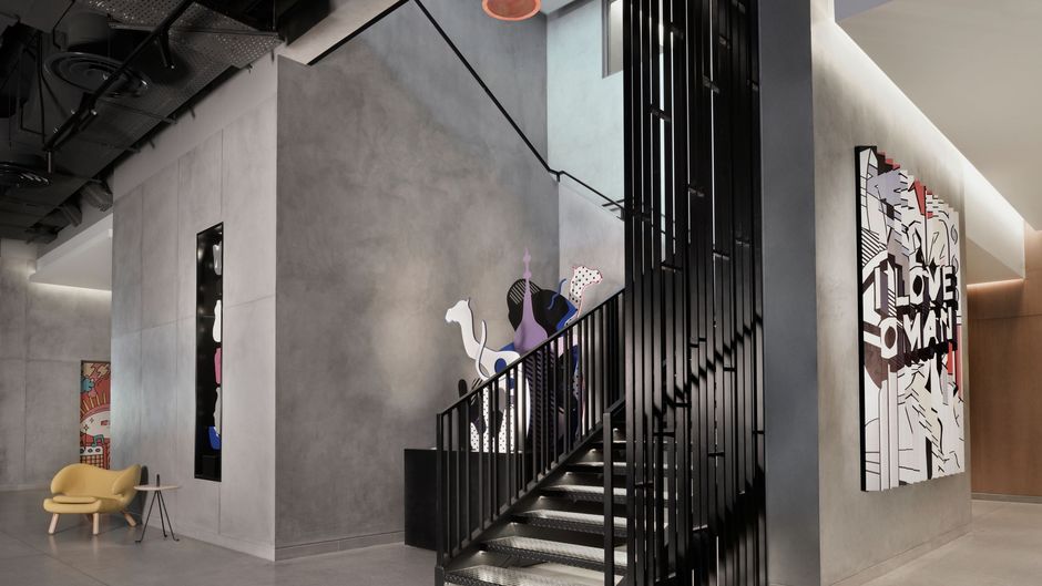 Aloft Muscat Lobby