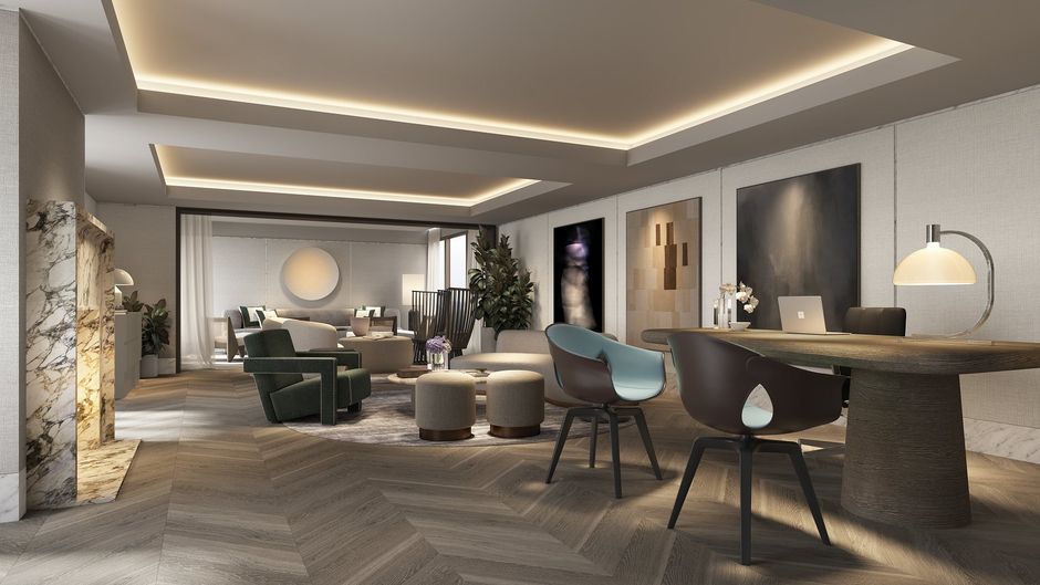 The Lyall Hotel Lobby