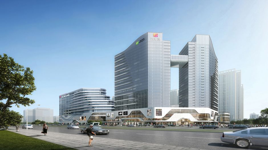 Holiday Inn Exp Jiangbei Wonhall Exterior