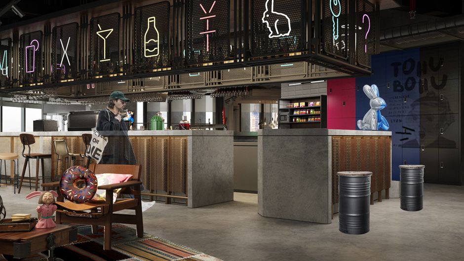 Moxy Shanghai Xuhui Lobby
