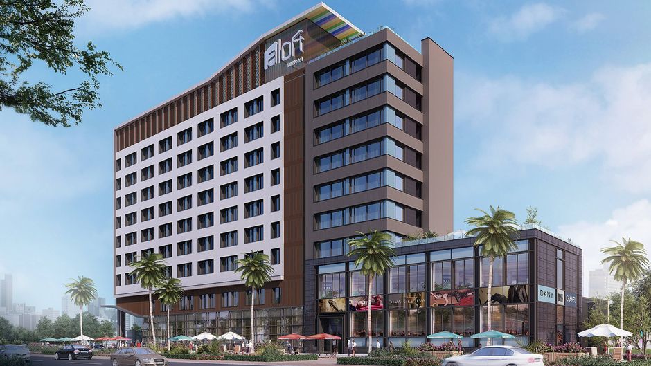 aloft Guangzhou University Park Exterior