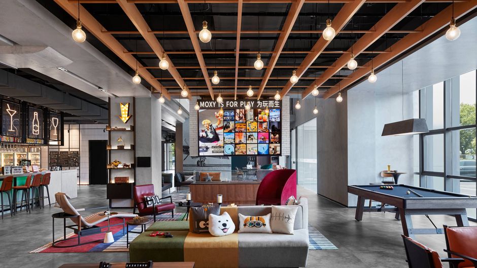 Moxy Shanghai Hongqiao CBD Lobby