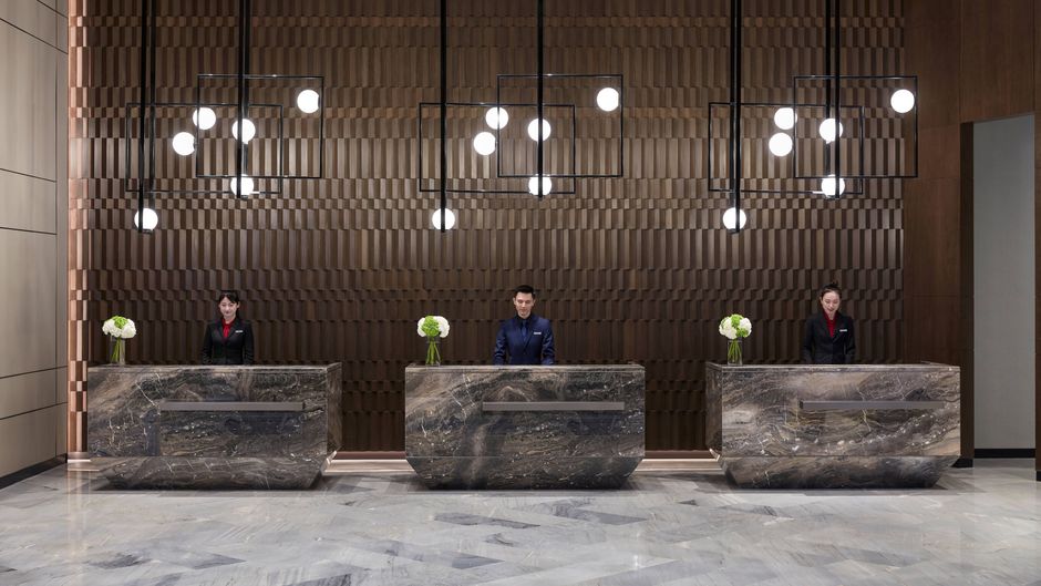 Shanghai Marriott Hotel Pudong South Lobby