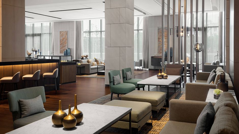 Shanghai Marriott Hotel Kangqiao Lobby