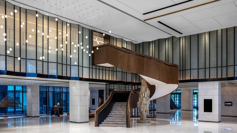 Shanghai Marriott Hotel Kangqiao Lobby