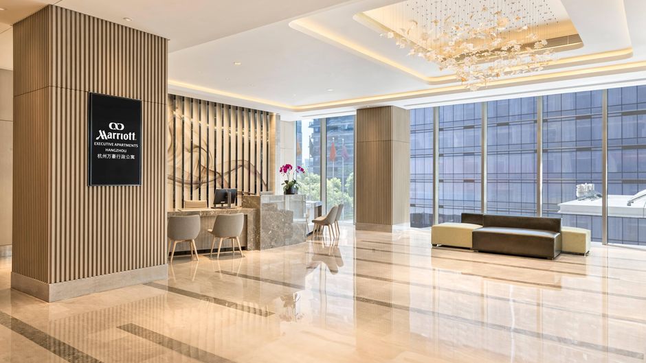 Marriott Executive Apts Future Sci-Tech Lobby