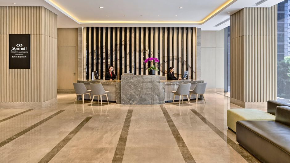 Marriott Executive Apts Future Sci-Tech Lobby