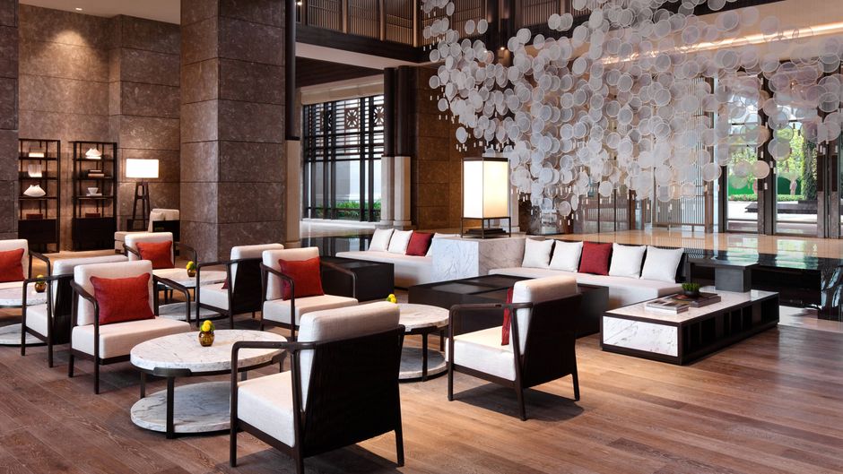 Shenzhen Marriott Hotel Golden Bay Lobby