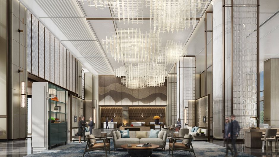 Wenzhou Airport Marriott Hotel Lobby
