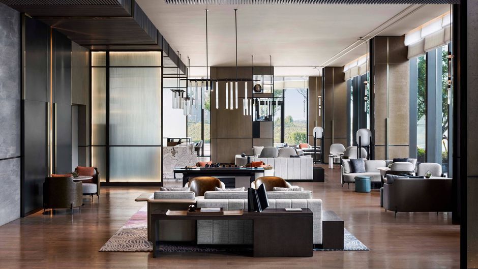 Wuhan Marriott Hotel Optics Valley Lobby